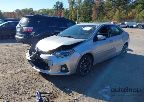 2014 Toyota Corolla S Plus from USA, damaged, VIN 2T1BURHE6EC009641